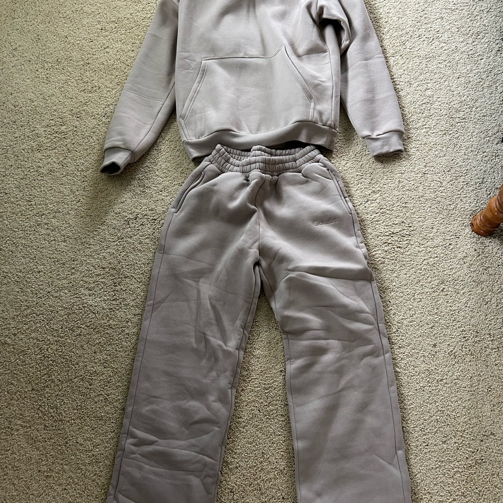 Comfort Gray Hoodie and Sweatpants Set